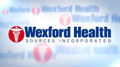 Wexford Health Sources Incorporated logo with a red medical emblem and blue lettering.
