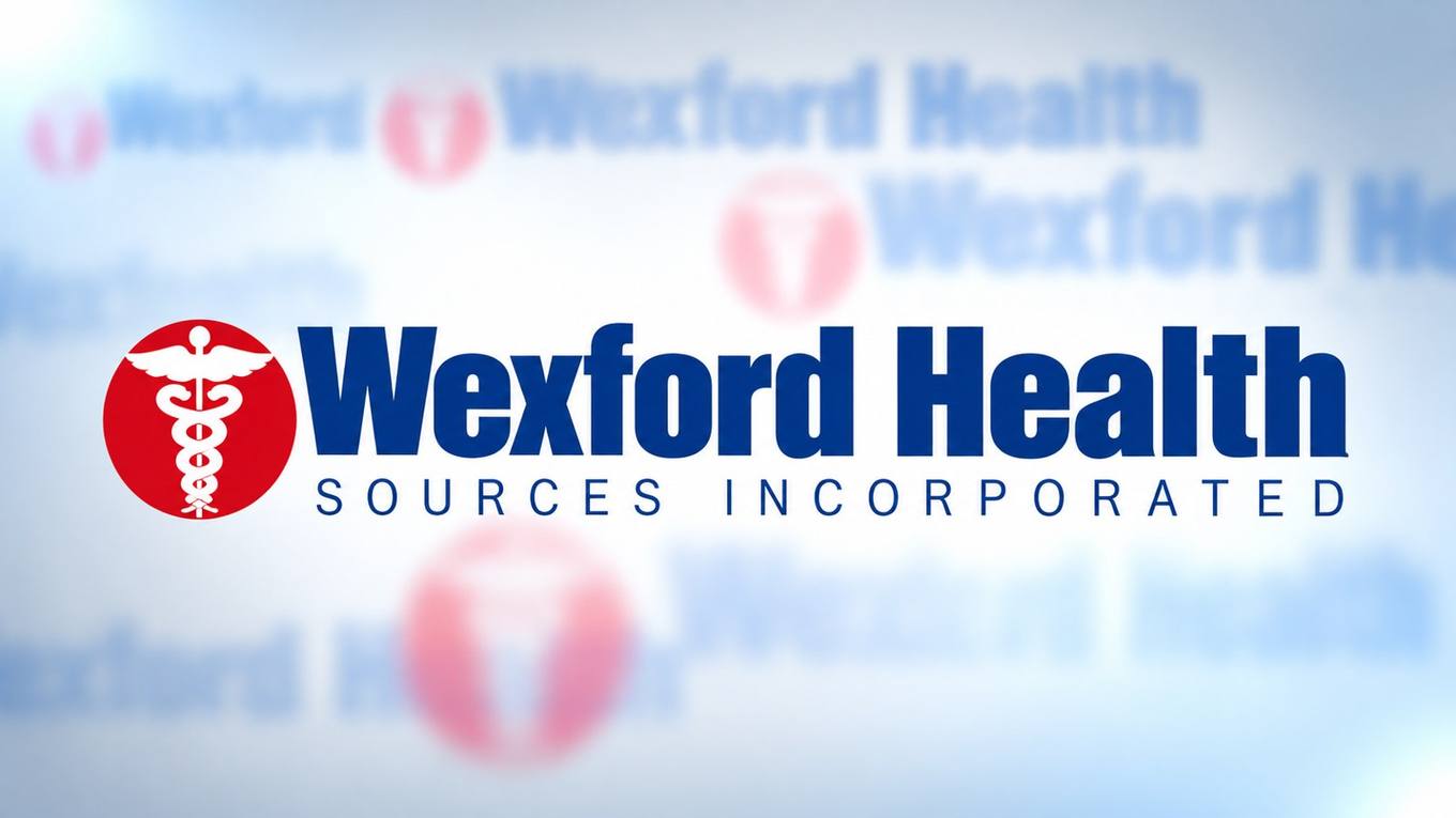 Wexford Health Sources Incorporated logo with a red medical emblem and blue lettering.