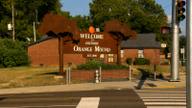 A "Welcome to Historic Orange Mound" sign in Memphis, Tennessee.