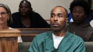 Andrew Hayes sits in a Shelby County Criminal Court gallery bench during a hearing.