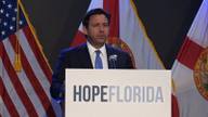Florida Gov. Ron DeSantis speaks at a Hope Florida event.