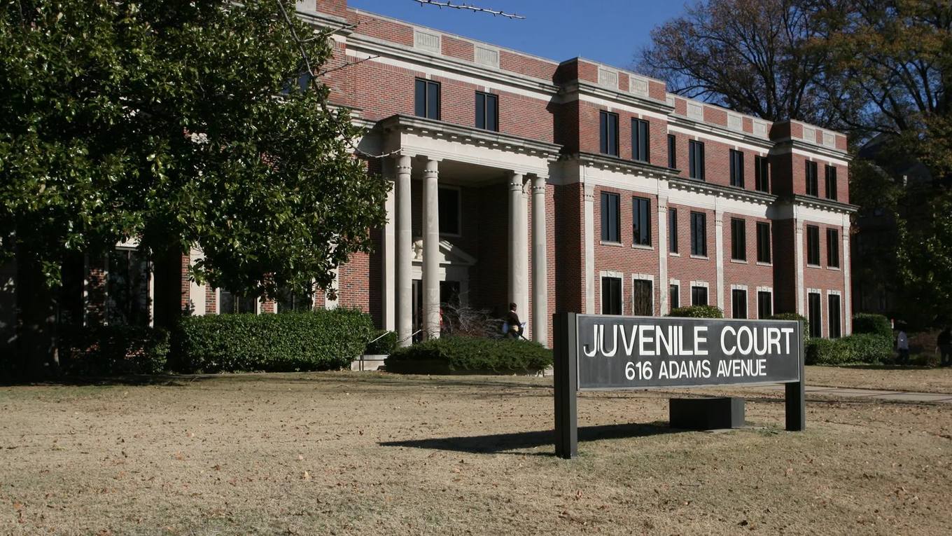 The Shelby County Juvenile Court building at 616 Adams Avenue in Memphis.