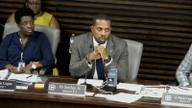 Memphis City Councilman JB Smiley Jr., Super District 8-1, seated at the council dais during an August 2026 committee meeting.