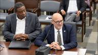 Memphis Chief Financial Officer Art Davis at the Memphis City Council dais during the August 18, 2026 Public Works, Solid Waste and General Services Committee discussion of the sanitary sewer fund's cash position and credit downgrade