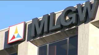 MLGW headquarters building sign in Memphis