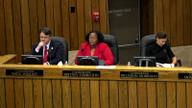 Shelby County Commissioner Britney Thornton, District 10, seated at the commission dais during the August 24, 2026 meeting.
