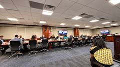The Prince George’s County Council meets in Upper Marlboro, Maryland.