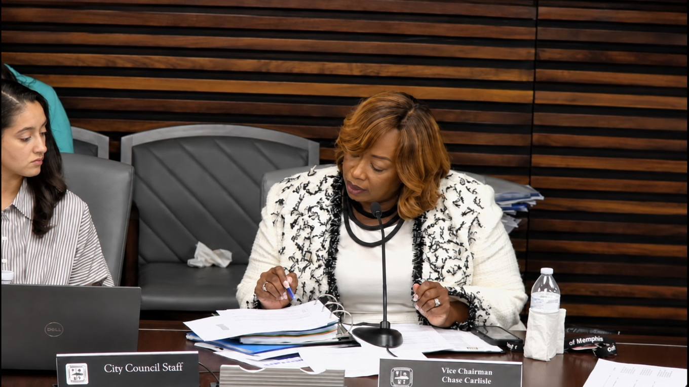 Memphis City Council, Memphis City Council committee meetings, August 18, 2026.