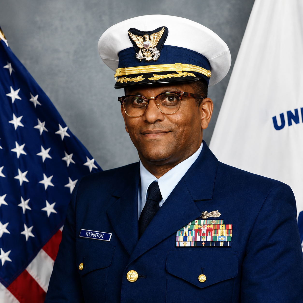 Gerald Thornton portrait in uniform