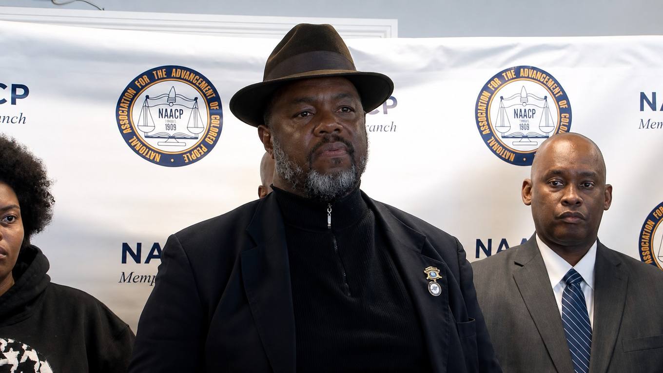 State Rep. Joe Towns Jr., Tennessee House District 84 and Shelby County Criminal Court Clerk-elect, at a press event.